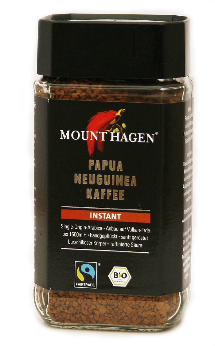 Mount Hagen Pulverkaffe instant. 100 gr