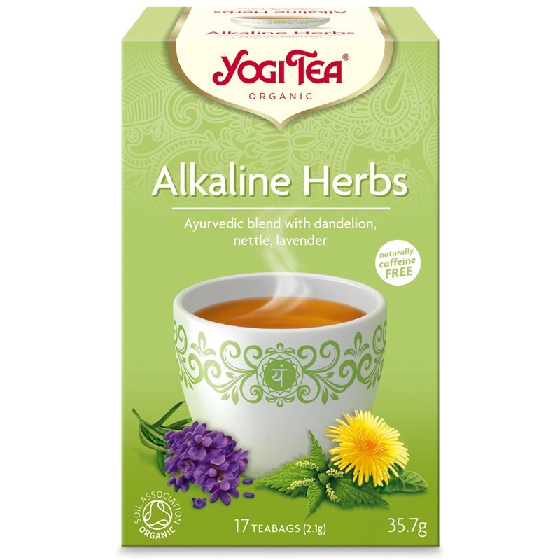 Te Alkaline herbs, økologisk, 17 poser, Yogi Tea