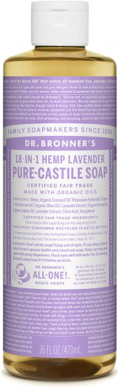 Dr. bronner Lavender såpe 475 ml