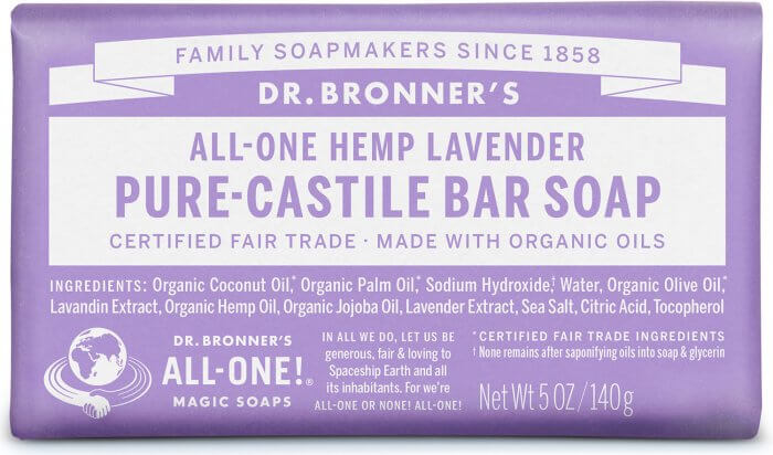 Dr. Bronners Lavender såpe 140g