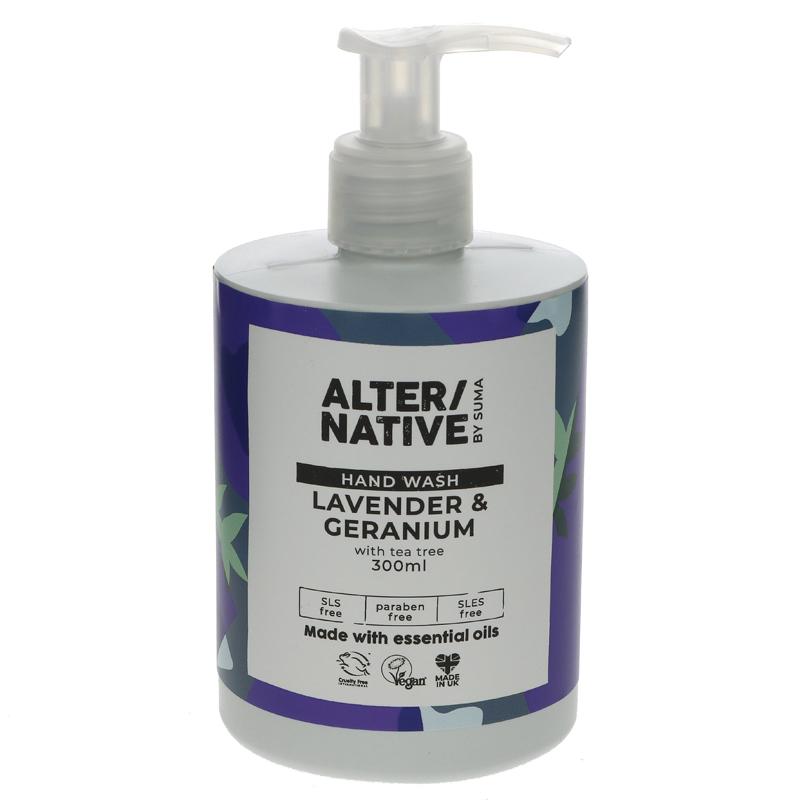Alter/native By Suma Lavender & Geranium Hand Wash - 300ml