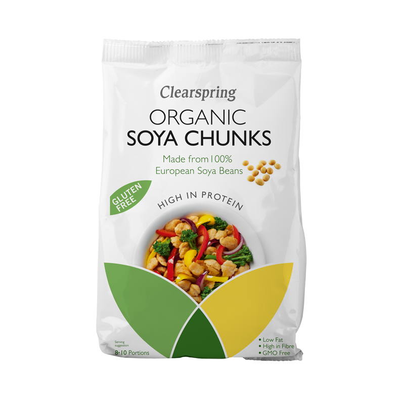 Clearspring soyabiter 200g økologisk