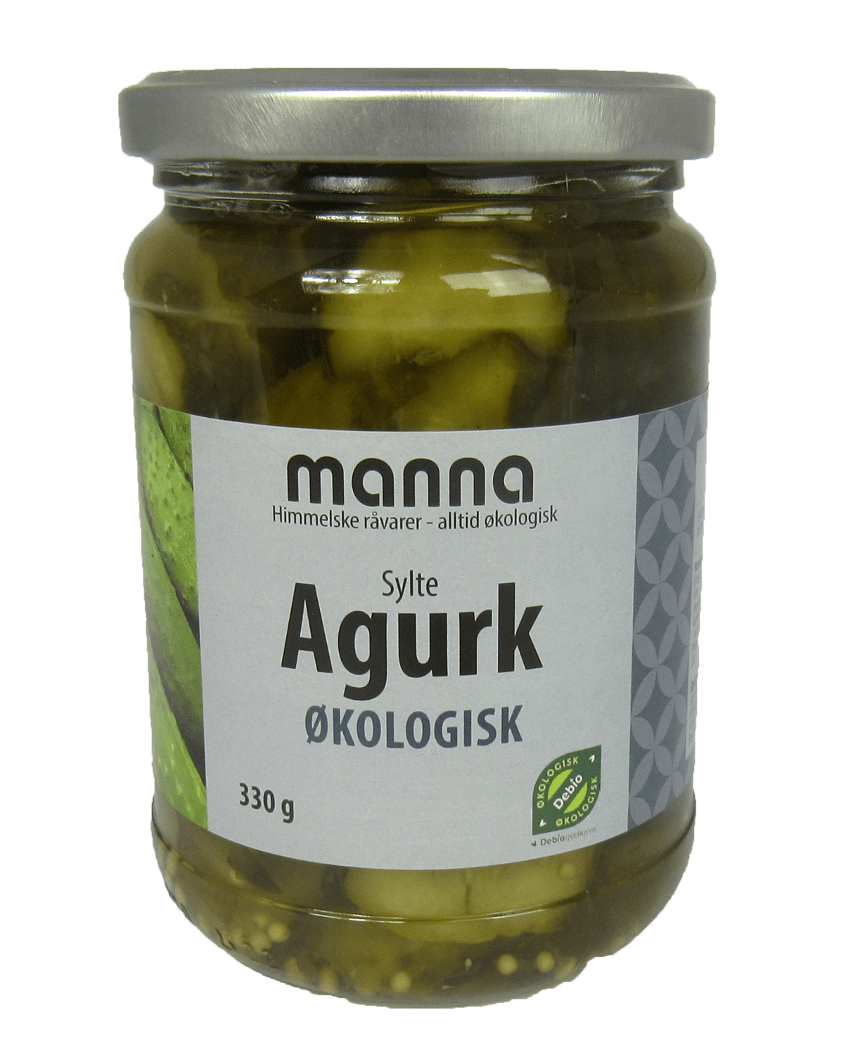 Manna Skivet Sylteagurk Øko - 330g