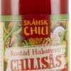 Skånsk Chili Ristet Habanero Chilisaus. 250 ml. økologisk