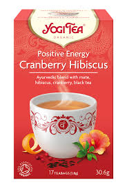 Cranberry hibiscus te, 17 poser, økologisk, Yogi