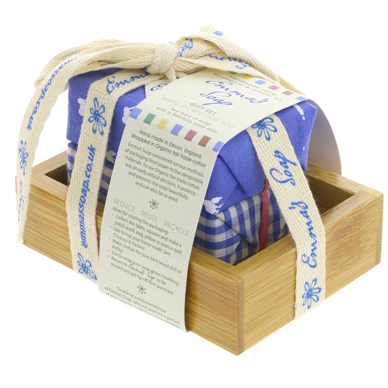 Emma's Soap Bamboo Gift Set - Jojoba - 2 soap