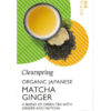 Clearspring Japanese Matcha Ginger 20 bags