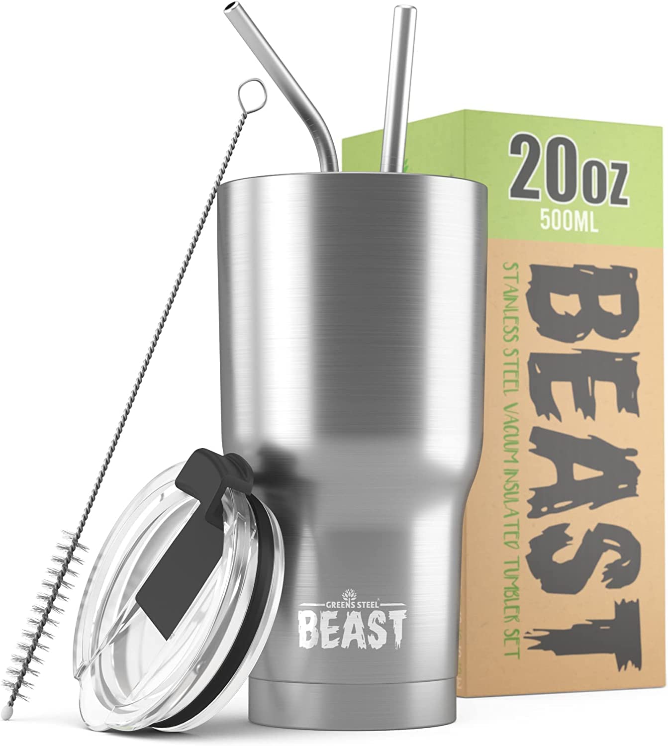 Beast 800 ml Silver Steel
