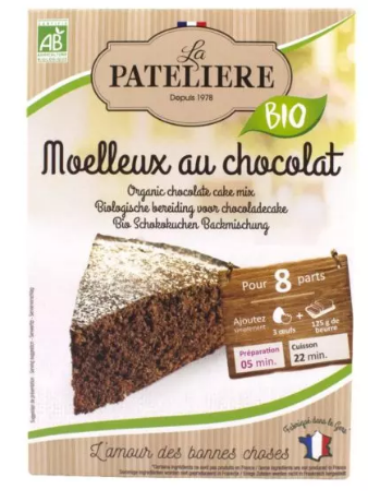 Sjokoladekake bakeblanding, 300 g, økologisk, La Pateliere