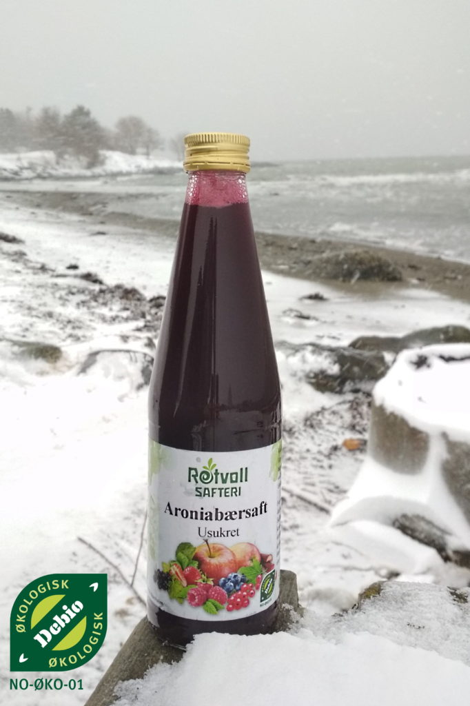 Rotvoll Aroniasaft usukret råsaft