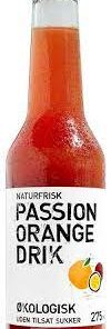 Passion Orange drikk u/sukker, 275 ml, økologisk, Naturfrisk