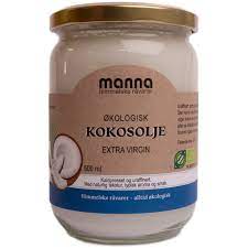 Kokosolje, extra virgin, 500 ml, økologisk, Manna