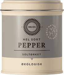 Helios økologisk hel sort pepper 70 g