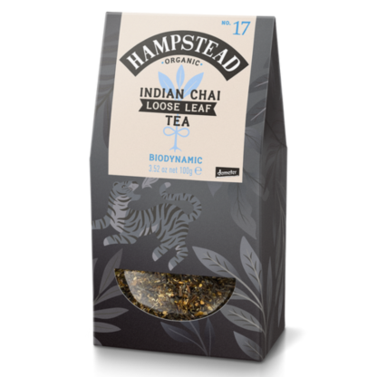 Indian Chai Tea, løsvekt, 100 g, økologisk, Hampstead Tea