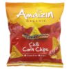 Tortillachips, mais, m/chilli, 75 g, økologisk, Amaizin