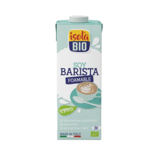 Soyadrikk barista, uten tilsatt sukker, glutenfri, økologisk 1 l, Isola Bio