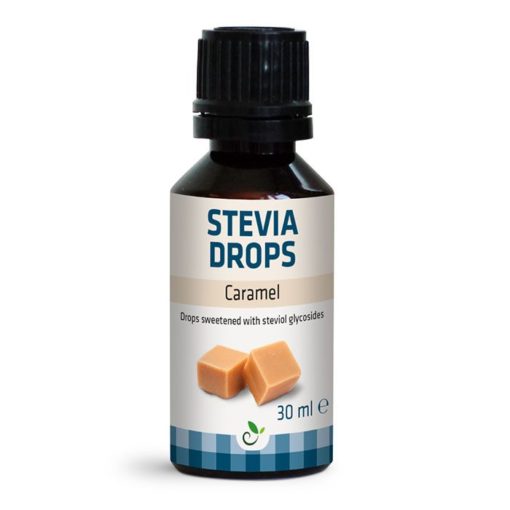 Stevia dråper m/ karamellsmak - Funksjonell Mat - 30ml