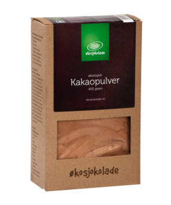 Økosjokolade Kakaopulver 400 g. øko. fairtrade