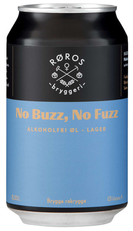 NO BUZZ NO FUZZ ALKOHOLFRI ØL Røros