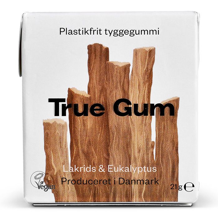 TRUE GUM - Lakris & Eukalyptus 21g