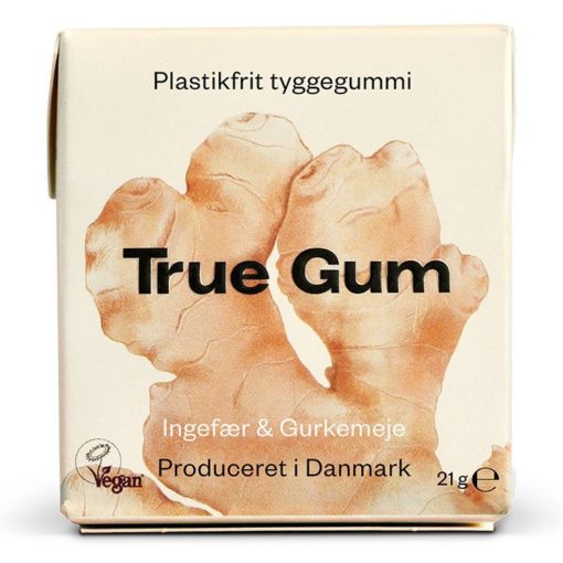 TRUE GUM - Ingefær & Gurkemeie 21g
