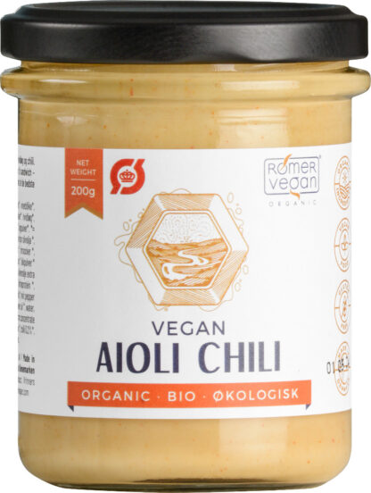 Aioli, chili, 200 g, økologisk, Rømer Vegan