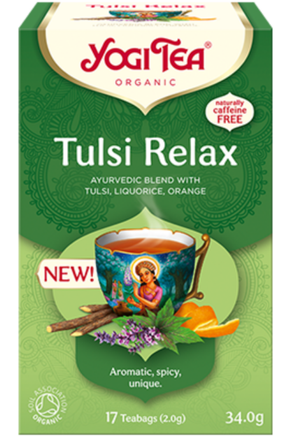 Tulsi Relax, 17 poser, økologisk, Yogi Tea