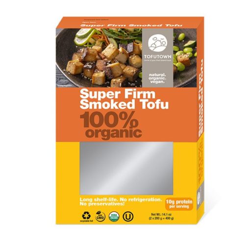 TOFUTOWN SMOKED TOFU SUPER FIRM 2X175G