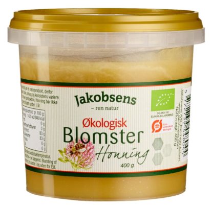 Blomsterhonning, 400 g, økologisk, Jakobsen