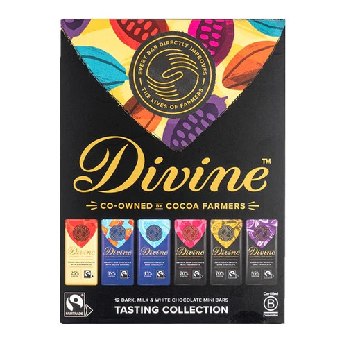 Tasting Collection- 12x15g bars - 90g - Divine