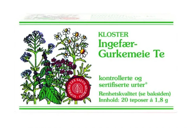 KLOSTER INGEFÆR-GURKEMEIE TE 20PS