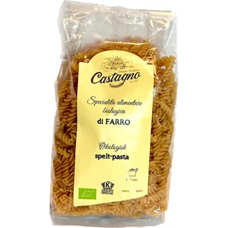 Castagno spelt pastaskruer lys 500g