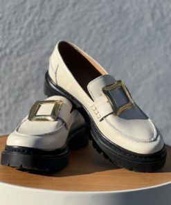 Shoe Biz Copenhagen Cubic mokkasiner light sand