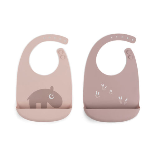 Silicone bib 2-pack Ozzo Powder