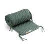 Quilted bed bumper w/strings Waves Green