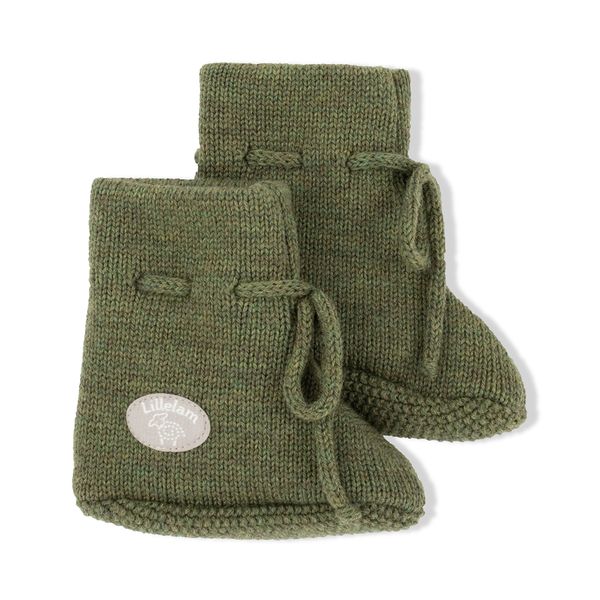 Lillelam babytøfler classic oliven