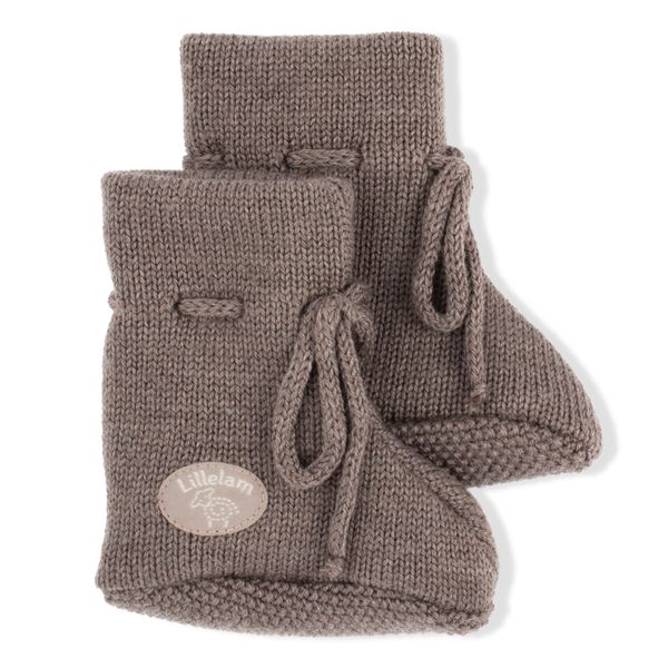 Lillelam babytøfler classic brun