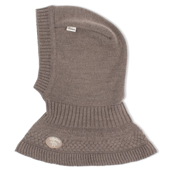 Lillelam balaclava classic brun
