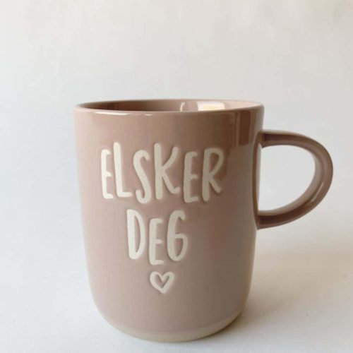 Tekstkrus "Elsker deg"