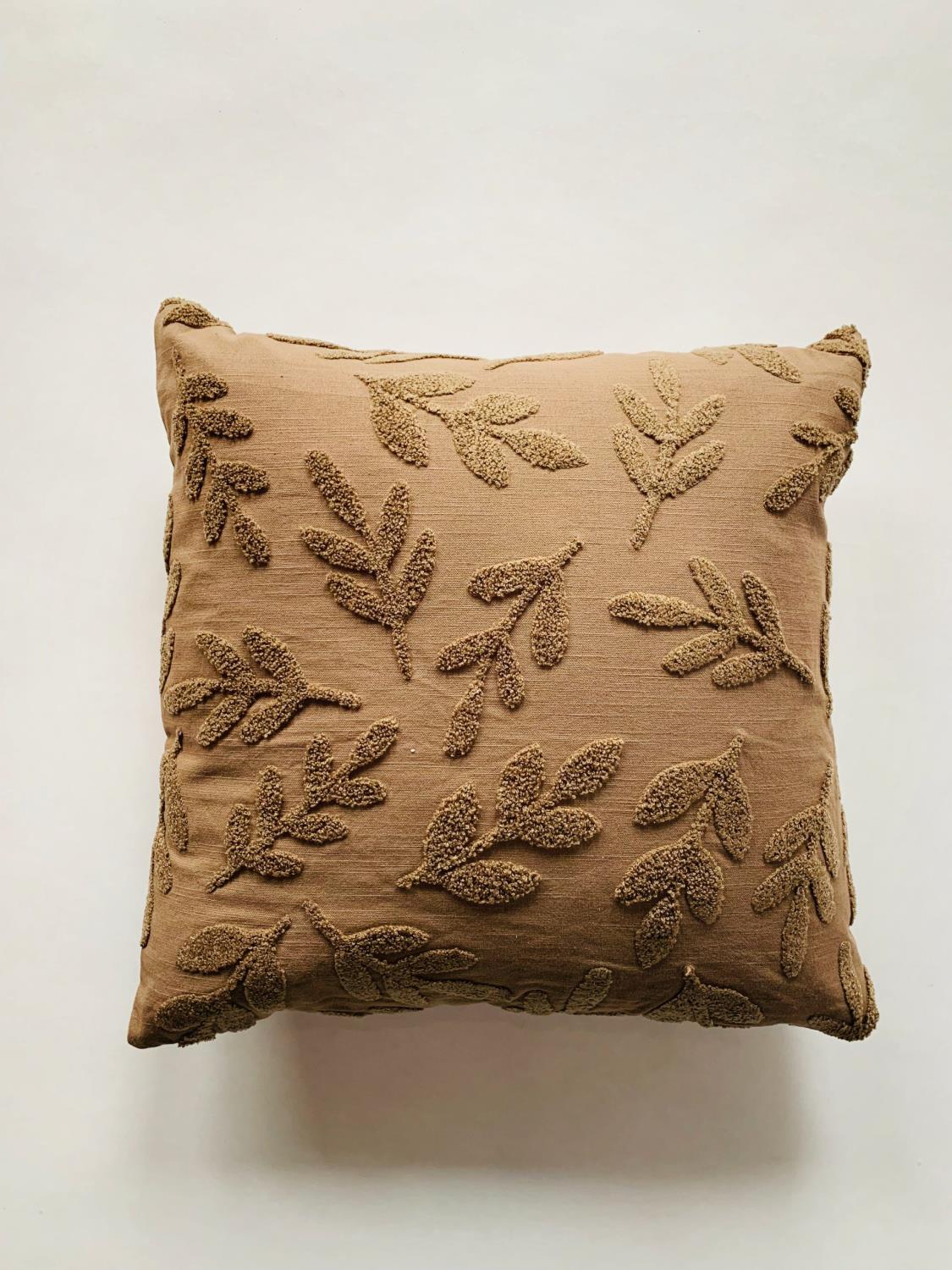 Putetrekk Bladmønster 45×45 Cm