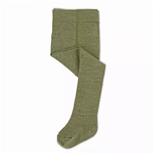 Lillelam ullstrømpebukse oliven str. 52-80
