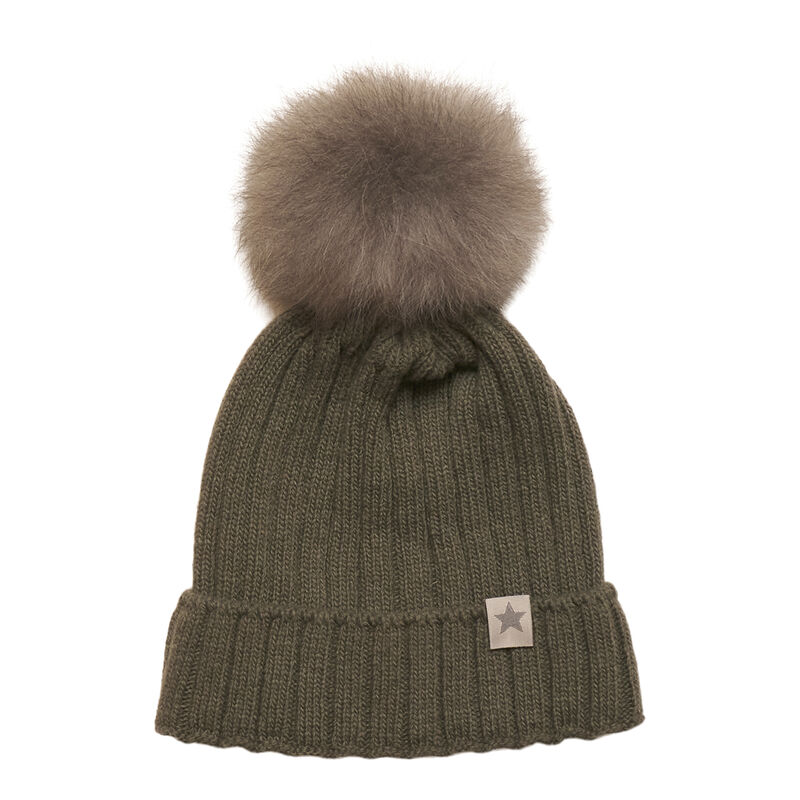 Knithut wool green olive