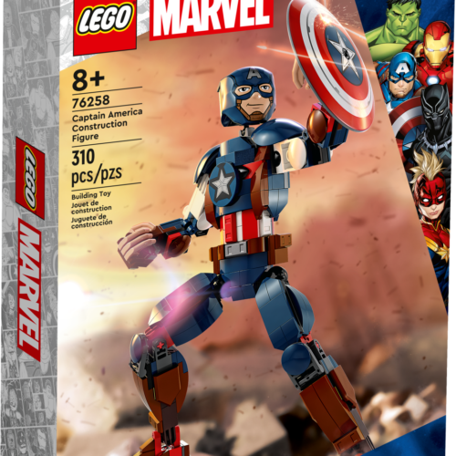 Byggbar figur av Captain America