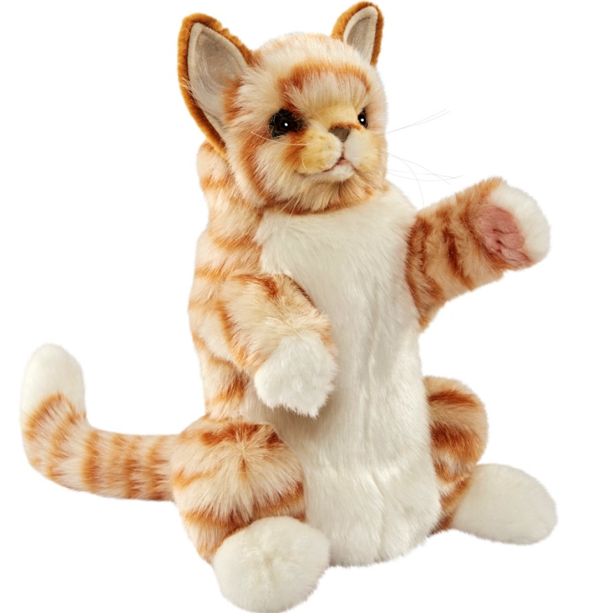 7182 Ginger Cat Puppet 30 cm.L