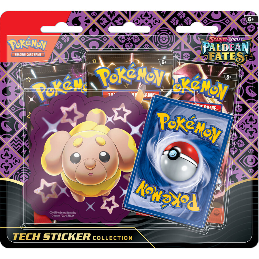 Pokemon Tech Sticker Blister SV4.5 Paldean Fates ass.