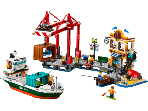 60422 - Havneområde med lasteskip