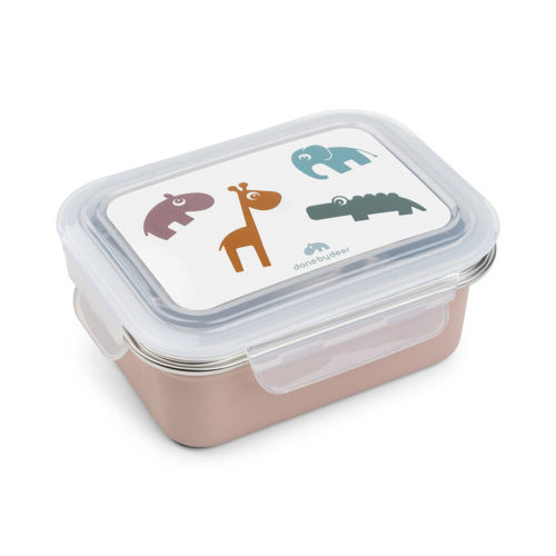 Metal lunch box Deer friends Powder