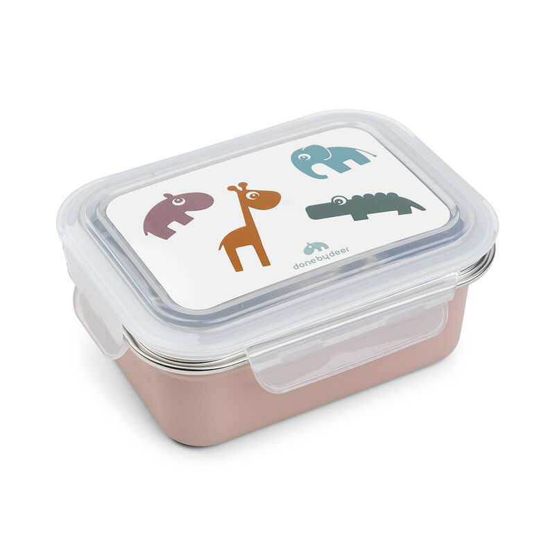 Metal lunch box Deer friends Powder