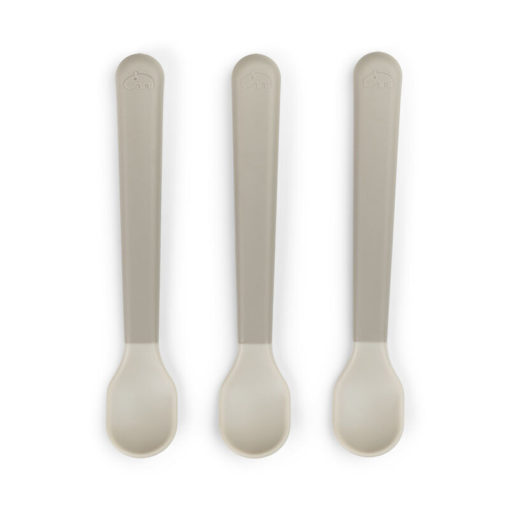 Foodie easy-grip baby spoon 3-pack Sand