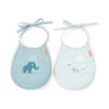 Tiny pocket bib 2-pack Elphee Blue